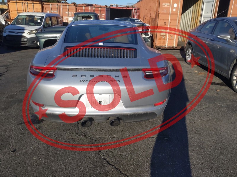 2018 porsche 911 odebrac palete z dcc z oneu0715720 2